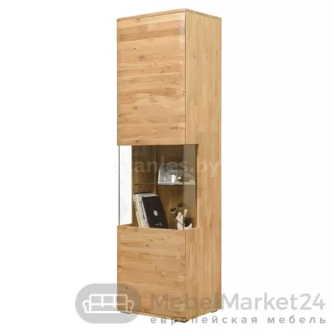 Шкаф с витриной MILTON 1 из массива дуба