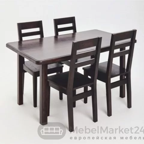 Стол раскладной массив дуба Бертран (венге)