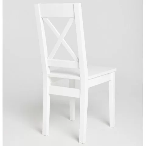 Стул кухонный массив дуба МОРРЕЛЬ (белый)