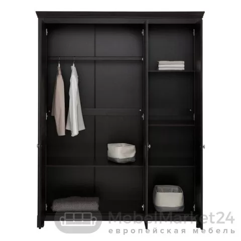 Шкаф для одежды 30 Рауна из массива сосны (колониал)