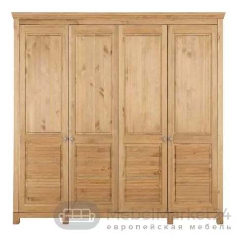 Шкаф для одежды 40 Рауна из массива сосны (бейц-масло)