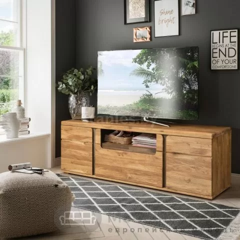 Тумба под ТВ LOGAN из массива дуба