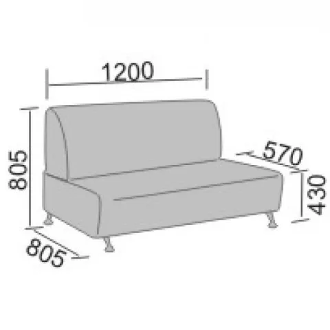 Диван офисный Оскар