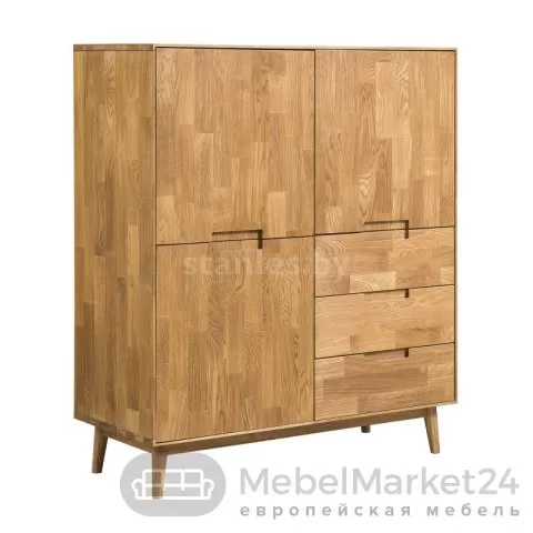 Комод из массива дуба СКАНДИ 5