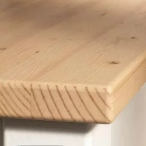 Стол барный Оскар 75 массив сосны (белый воск/антик)