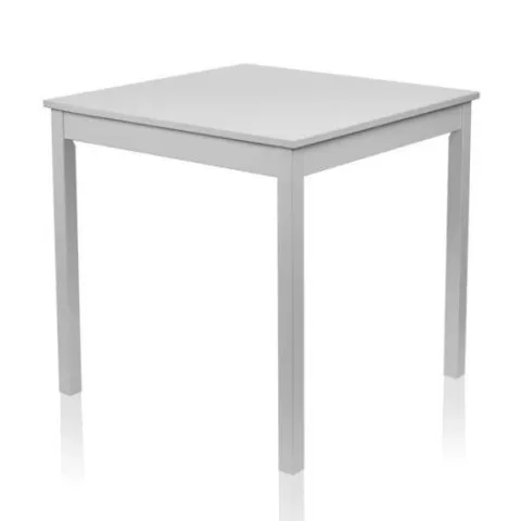 Стол обеденный Оскар 75 массив сосны (белый лак)