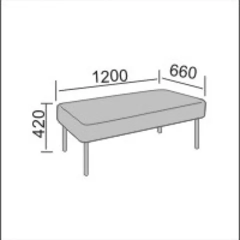 Скамейка Кантор-02