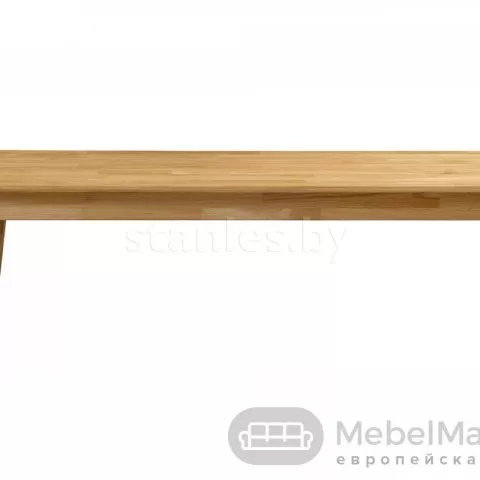 Скамья из массива дуба СКАНДИ 140