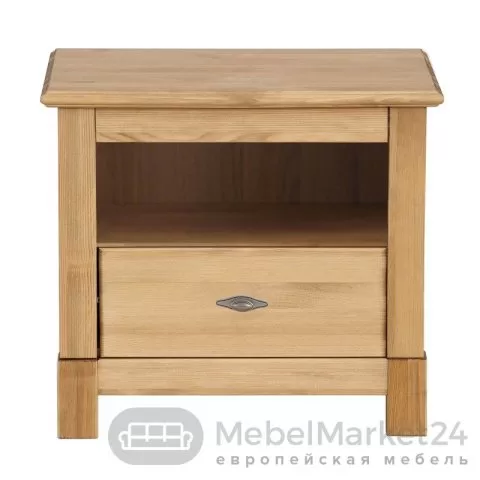 Тумба прикроватная 01 Рауна из массива сосны (бейц-масло)