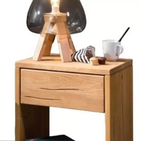 Тумба прикроватная ВЕ-М из массива сосны (бейц-масло)