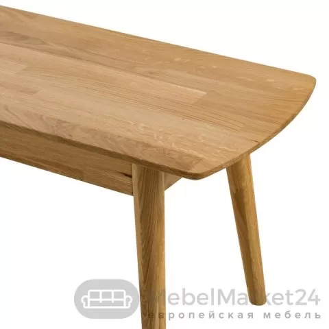 Скамья из массива дуба СКАНДИ 160