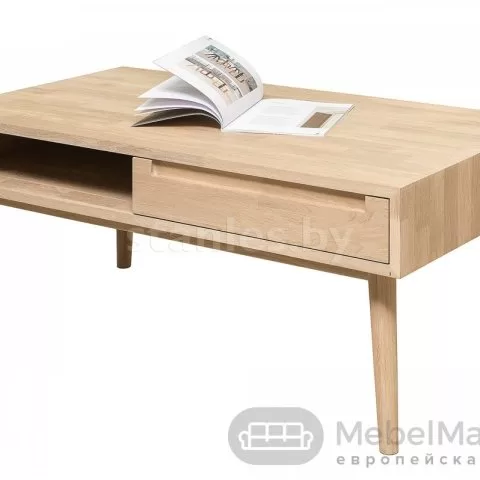 Стол журнальный СКАНДИ 8 из массива дуба