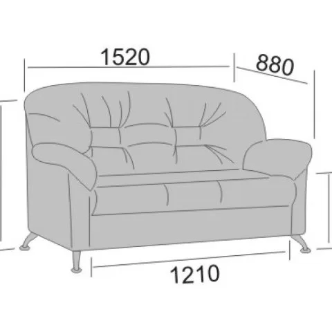 Диван офисный Люблин 2