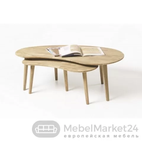 Стол журнальный СКАНДИ 6/3 из массива дуба