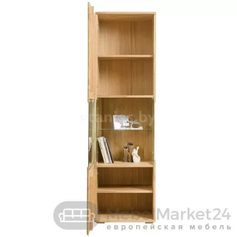 Шкаф с витриной MILTON 1 из массива дуба