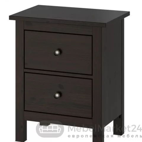 Комод 02 Кантри массив сосны (HEMNES) черный