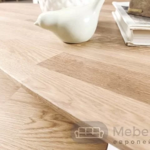 Стол журнальный СКАНДИ 738х700 из массива дуба