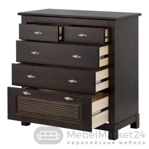 Комод 221 Рауна из массива сосны (колониал)