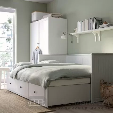 Кровать софа Кантри массив сосны (HEMNES)