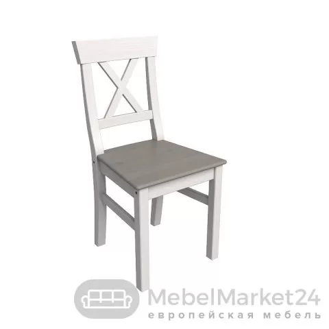 Стул Форест массив сосны (белый воск/антрацит)