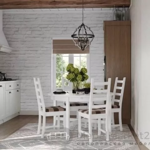 Стол обеденный раздвижной Кантри массив сосны (HEMNES)