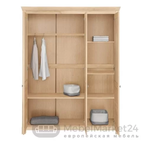 Шкаф для одежды 30 Рауна из массива сосны (бейц-масло)