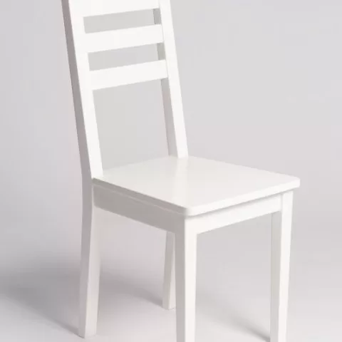 Стул кухонный массив дуба Фернан (белый)
