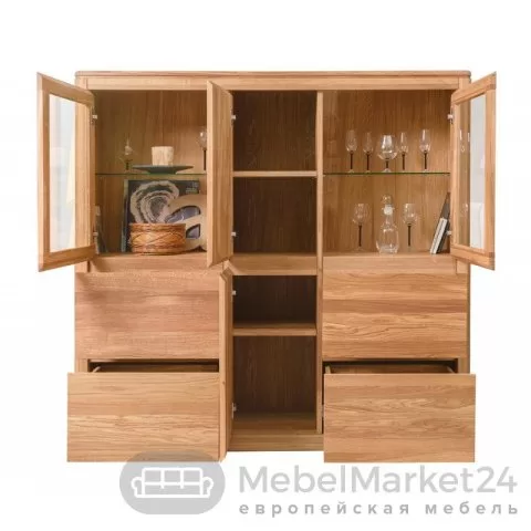 Шкаф с витриной LAUSANNE LUX 3