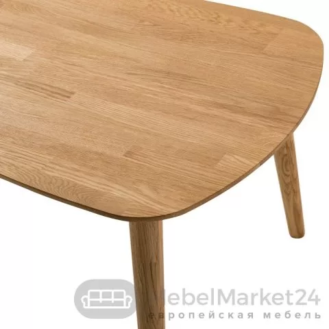 Стол журнальный СКАНДИ 700х500 из массива дуба