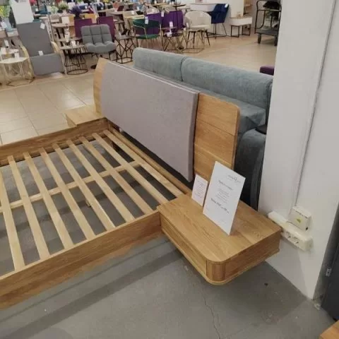 Кровать АЛИНА 140/200 из массива дуба