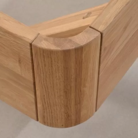 Кровать АЛИНА 200/200 из массива дуба