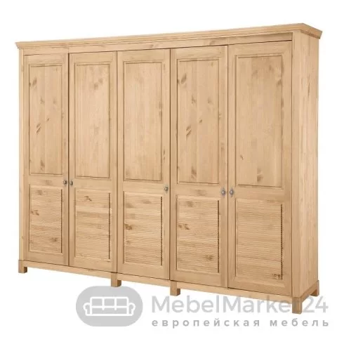 Шкаф для одежды 50 Рауна из массива сосны (бейц-масло)