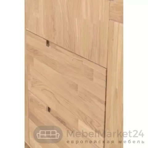 Шкаф 3-дверный СКАНДИ из массива дуба