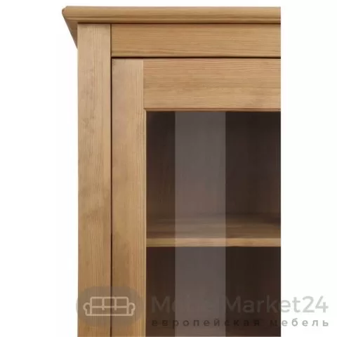 Шкаф для посуды 20 Рауна из массива сосны (бейц-масло)