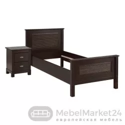 Тумба прикроватная 01 Рауна из массива сосны (колониал)