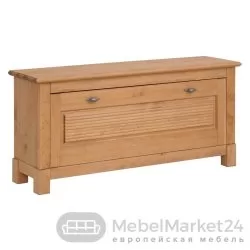 Тумба 01 Рауна для обуви из массива сосны (бейц масло)