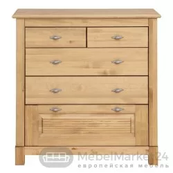 Комод 221 Рауна из массива сосны (бейц-масло)