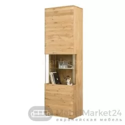 Шкаф с витриной MILTON 1 из массива дуба