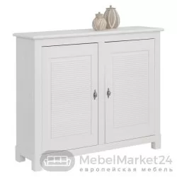 Комод 20 Рауна (белый воск)