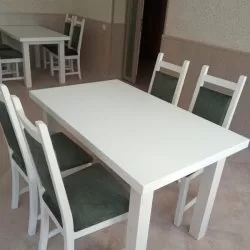 Стул барный Кантри массив сосны (ткань)