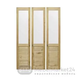 Комплект дверей к стеллажу Рауна 30 из массива сосны (бейц масло)