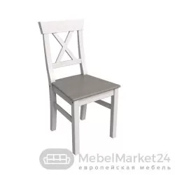 Стул Форест массив сосны (белый воск/антрацит)