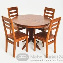 Стол обеденный раздвижной массив дуба Кадрус (орех)