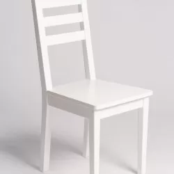 Стул кухонный массив дуба Фернан (белый)