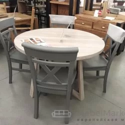 Стул Бостон массив сосны (серый)